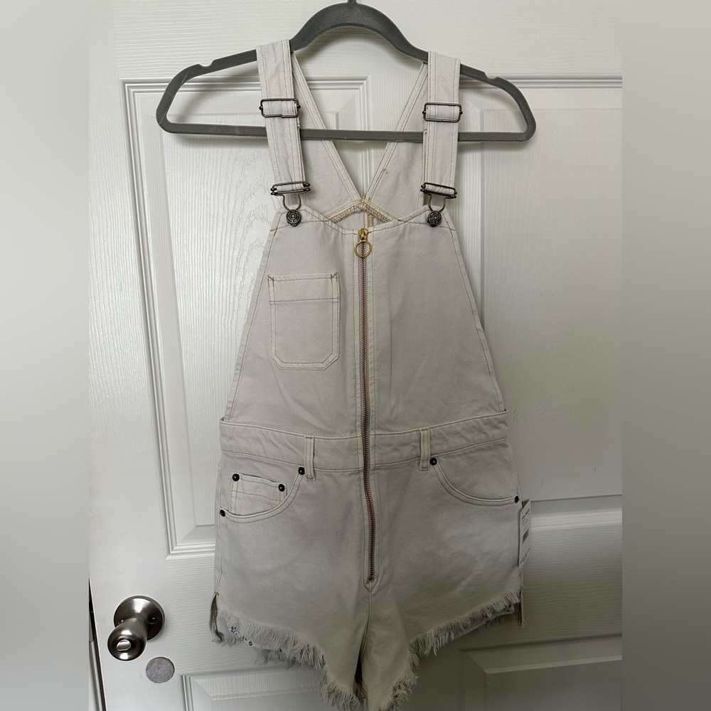 NWT We The Free White Shortalls